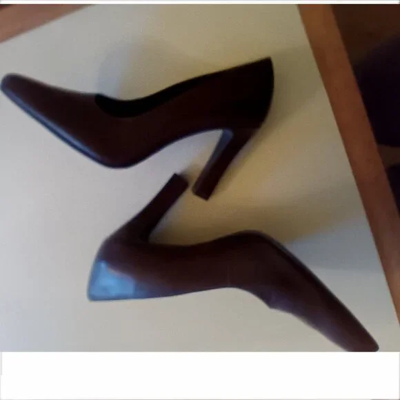 Luca B for Calico Brown Leather Shoes Size 9 - Picture 6 of 9